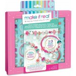 Make It Real Make It Real Sada pro výrobu náramků, růžová – Zboží Dáma