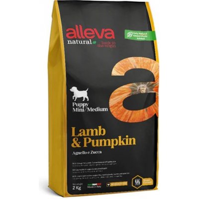 Alleva Natural Puppy Mini & Medium Lamb and Pumpkin 2 kg – Zbozi.Blesk.cz