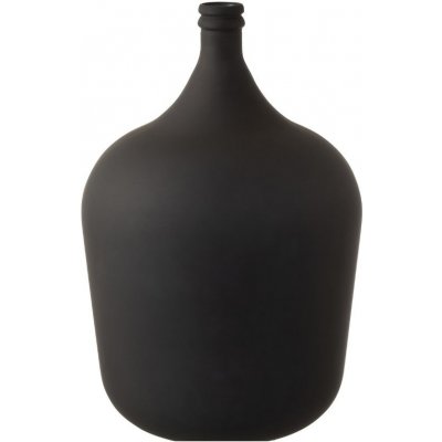 Matně černá skleněná váza J-line Olivius 56 cm – Hledejceny.cz