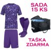 Fotbalový dres Joma Pro Team purple sada dresů 15 ks + taška Joma