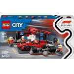 LEGO® City 60443 Zastávka v boxech F1 a personál s vozem Ferrari – Zboží Živě