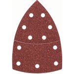 BOSCH 10dílná sada brusných papíru pro multibrusky, 102 x 62/93mm 2609256A62