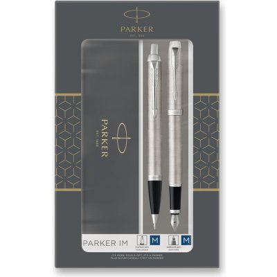 Parker IM Stainless Steel CT sada plnicí a kuličkové pero 1501/2583058 – Sleviste.cz