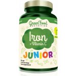 GreenFood Nutrition Junior Železo + Vitamín C 90 kapslí – Hledejceny.cz