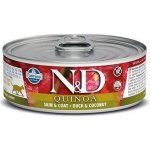 N&D GF CAT QUINOA Duck & Coconut 80 g – Zboží Mobilmania