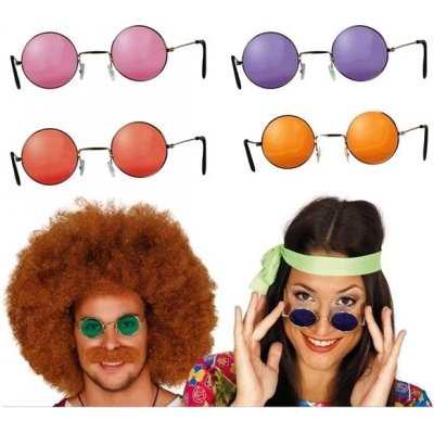 Párty brýle LENONKY - Hippies - Hipík - 4 druhy - GUIRCA – Zboží Dáma