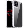 Pouzdro a kryt na mobilní telefon Apple Pouzdro AppleKing nárazuvzdorné transparentní s karbonovou texturou iPhone 11 Pro Max - bílé