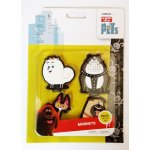 Asmodee Tajný život mazlíčků Set 4 magnetek – Zboží Dáma