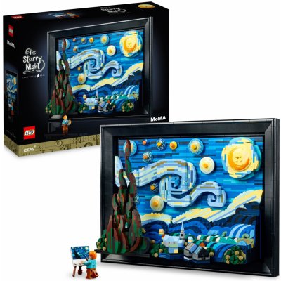 LEGO® Ideas 21333 Vincent van Gogh Hvězdná noc – Zboží Mobilmania