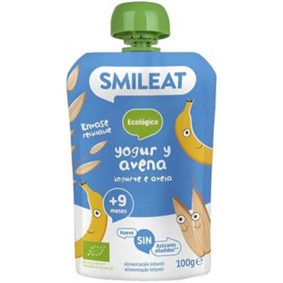 Smileat BIO kapsička banán řecký jogurt oves 100 g – Zboží Dáma