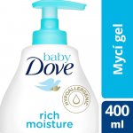 Dove Baby Rich Moisture mycí gel na celé tělo i vlásky 400 ml – Hledejceny.cz