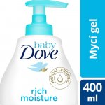 Dove Baby Rich Moisture mycí gel na celé tělo i vlásky 400 ml – Zbozi.Blesk.cz