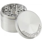 Aerospaced čtyřdílná drtička by standards 63 mm stříbrná – Sleviste.cz