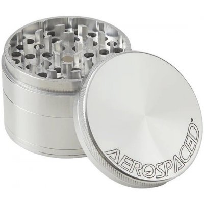 Aerospaced čtyřdílná drtička by standards 63 mm stříbrná – Sleviste.cz