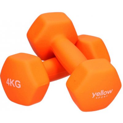 Goleto Neoprenové činky 2 x 4 kg – Zboží Dáma