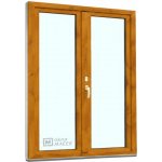 Kömmerling balkonové dveře 70 AD O+OS klapačka levé winchester/bílá 150 x 220 cm oboustranná klika + FAB + hliníkový práh – Hledejceny.cz