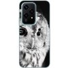 Pouzdro a kryt na mobilní telefon Honor iSaprio - BW Owl - Honor 200 Lite