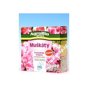 AgroBio Opava, s.r.o. Krystalické hnojivo Extra Muškáty 0,4 kg