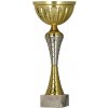 Pohár a trofej Plastový pohár Zlato-stříbrná 29,5 cm 12 cm