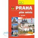 Praha plán města 1:20 000 2019
