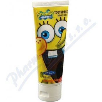 SpongeBob zubní pasta - jahodový gel 75 ml