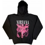 mikina s kapucí ROCK OFF Nirvana Angel Red -i BL černá – Hledejceny.cz