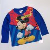 Dětské tričko dětské tričko dl. rukáv Mickey sv. modré