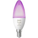 Philips Chytrá žárovka Hue Bluetooth 6W, E14, White and Color Ambiance – Zboží Živě