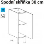 EBS ES301DLPS skříňka spodní diamantově šedá, 30cm – Zboží Dáma