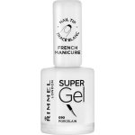 Rimmel London Super Gel French Manicure lak na nehty 090 Porcelain 12 ml – Zboží Mobilmania