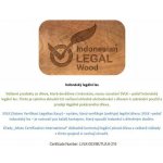 dřevěné DIVERO Florentine s podnožkou - týkové dřevo – Sleviste.cz