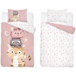 Detexpol Povlečení do postýlky 100 x 135 cm 40 x 60 cm růžové – Sleviste.cz