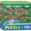 Puzzle EuroGraphics Den v zoo 100 dílků
