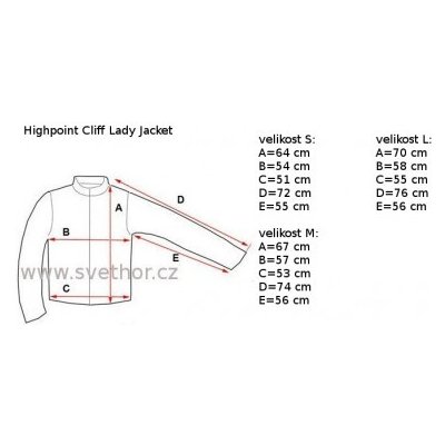 High Point Cliff Lady Jacket Celery Pertex Shield 3L – Hledejceny.cz