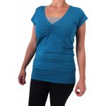 Jožánek kojící tričko Lea krátký rukáv tmavý tyrkys – Zboží Dáma