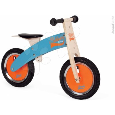 JANOD 03265 dřevěný Bikloon modré &oranžové – Zboží Mobilmania