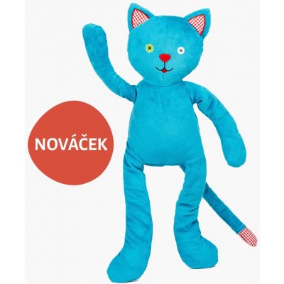 Hřejivý plyšák modrý Kocour – Zboží Dáma