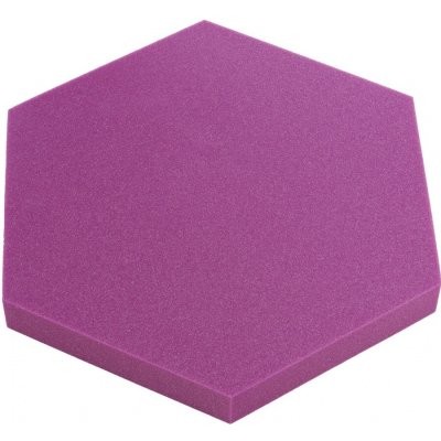 Akustický panel šestiúhelník fialový 50x50 cm tloušťka 5cm hexagon – Hledejceny.cz