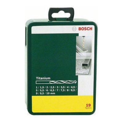 Bosch 19 dílná sada titanových vrtáků do kovu HSS-R (2607019437) Příslušenstvo vrtačka – Zboží Mobilmania