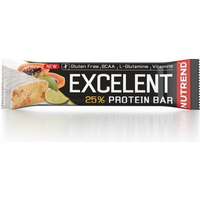 Nutrend EXCELENT protein bar, 85 g, marcipán s mandlemi