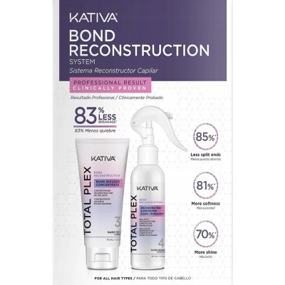 Kativa Bond Reconstruction System Total Plex vlasová kúra pro poškozené vlasy 70 ml – Hledejceny.cz