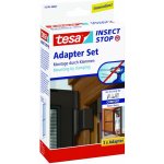 Tesa Insect Stop Sada pro zavěšení rámu COMFORT bez vrtání antracitová RAL 7016, pro dveře max. 1,2 × 2,4m – Zboží Mobilmania