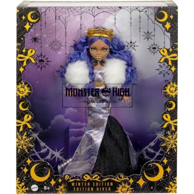 Mattel Monster High Sběratelská Howliday Winter Edition Clawdeen Wolf Fashion Doll