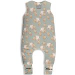 Sleepee spací pytel s nohavicemi Vintage Animals Sky Blue Cream – Sleviste.cz
