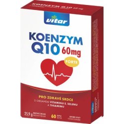 Vitar Koenzym Q10 60 mg 60 kapslí