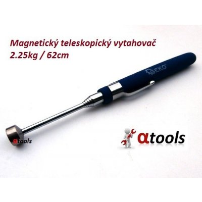 GEKO Vytahovák magnetický teleskopický, nosnost 2,25kg, 13-62cm – Hledejceny.cz