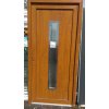 Soft Vchodové dveře AURORA zlatý dub/bílá 98x200 cm