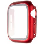 FIXED Ochranné pouzdro Pure+ s temperovaným sklem pro Apple Watch 41mm červené FIXPUW+-817-RD – Zboží Mobilmania