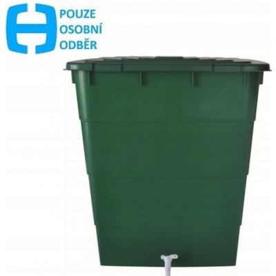 GEOPLAST sud na dešť.vodu 200l PH hranatý s kohoutkem+víko – Zboží Dáma