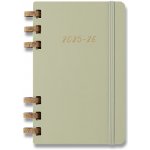 Moleskine Spiral Academic A5 měsíční/týdenní 2025-26 zelený – Zboží Dáma
